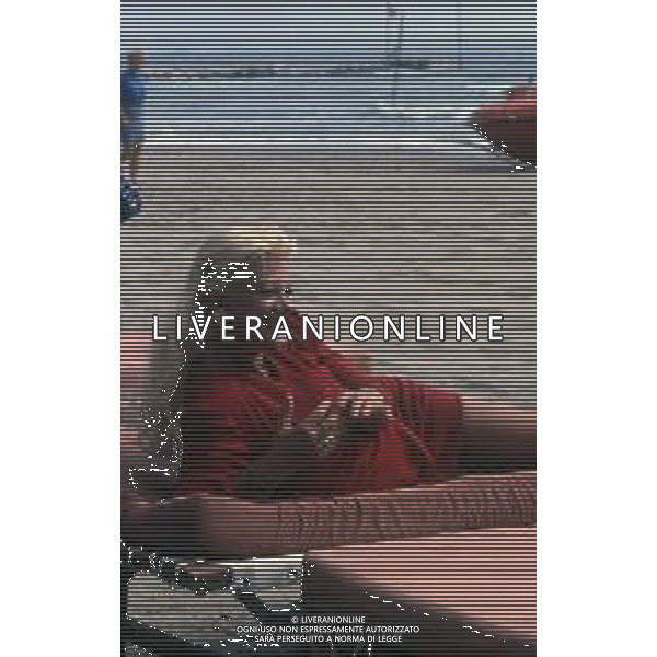 RETROSPETTIVA SANDRO MILO ATTRICE NELLA FOTO SANDRA MILO NELL\'ANNO 1990 A VENEZIA AG ALDO LIVERANI SAS  