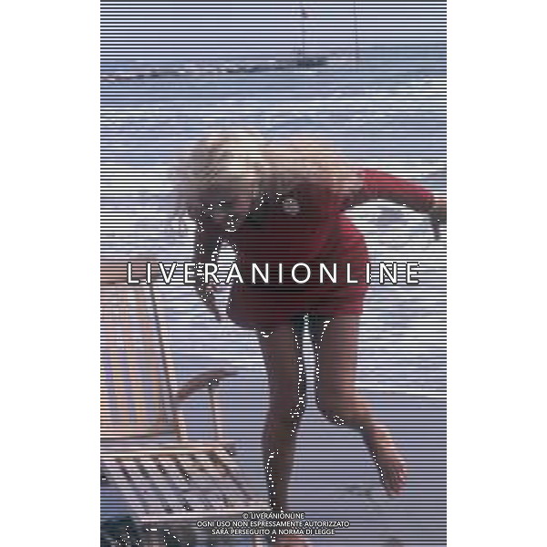 RETROSPETTIVA SANDRO MILO ATTRICE NELLA FOTO SANDRA MILO NELL\'ANNO 1990 A VENEZIA AG ALDO LIVERANI SAS  