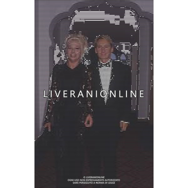 RETROSPETTIVA SANDRO MILO ATTRICE NELLA FOTO SANDRA MILO NELL\'ANNO 1990 A VENEZIA CON GIANNI DEI AG ALDO LIVERANI SAS