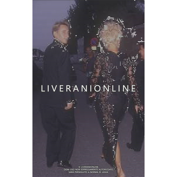 RETROSPETTIVA SANDRO MILO ATTRICE NELLA FOTO SANDRA MILO NELL\'ANNO 1990 A VENEZIA CON GIANNI DEI AG ALDO LIVERANI SAS