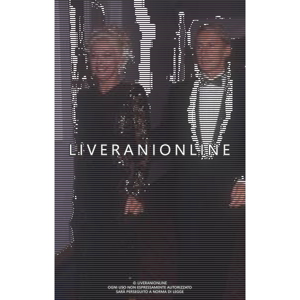 RETROSPETTIVA SANDRO MILO ATTRICE NELLA FOTO SANDRA MILO NELL\'ANNO 1990 A VENEZIA CON GIANNI DEI AG ALDO LIVERANI SAS