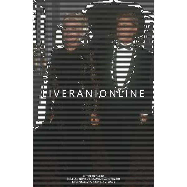 RETROSPETTIVA SANDRO MILO ATTRICE NELLA FOTO SANDRA MILO NELL\'ANNO 1990 A VENEZIA CON GIANNI DEI AG ALDO LIVERANI SAS