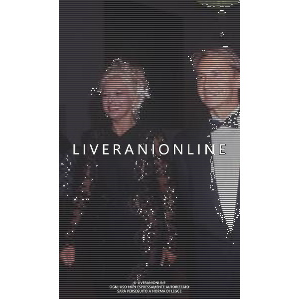 RETROSPETTIVA SANDRO MILO ATTRICE NELLA FOTO SANDRA MILO NELL\'ANNO 1990 A VENEZIA CON GIANNI DEI AG ALDO LIVERANI SAS