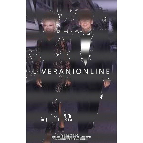 RETROSPETTIVA SANDRO MILO ATTRICE NELLA FOTO SANDRA MILO NELL\'ANNO 1990 A VENEZIA CON GIANNI DEI AG ALDO LIVERANI SAS