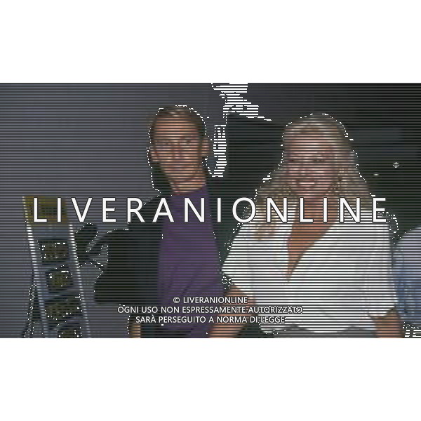 RETROSPETTIVA SANDRO MILO ATTRICE NELLA FOTO SANDRA MILO NELL\'ANNO 1990 A VENEZIA CON GIANNI DEI AG ALDO LIVERANI SAS