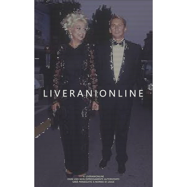 RETROSPETTIVA SANDRO MILO ATTRICE NELLA FOTO SANDRA MILO NELL\'ANNO 1990 A VENEZIA CON GIANNI DEI AG ALDO LIVERANI SAS