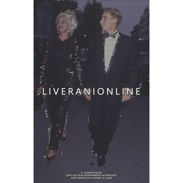 RETROSPETTIVA SANDRO MILO ATTRICE NELLA FOTO SANDRA MILO NELL\'ANNO 1990 A VENEZIA CON GIANNI DEI AG ALDO LIVERANI SAS