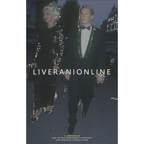 RETROSPETTIVA SANDRO MILO ATTRICE NELLA FOTO SANDRA MILO NELL\'ANNO 1990 A VENEZIA CON GIANNI DEI AG ALDO LIVERANI SAS