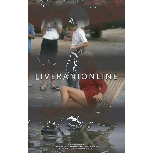RETROSPETTIVA SANDRO MILO ATTRICE NELLA FOTO SANDRA MILO NELL\'ANNO 1990 A VENEZIA AG ALDO LIVERANI SAS  