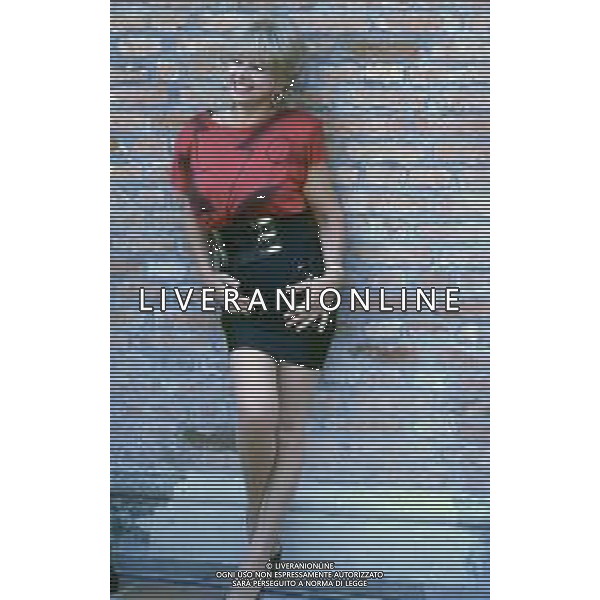 RETROSPETTIVA SANDRO MILO ATTRICE NELLA FOTO SANDRA MILO NELL\'ANNO 1990 A VENEZIA AG ALDO LIVERANI SAS  