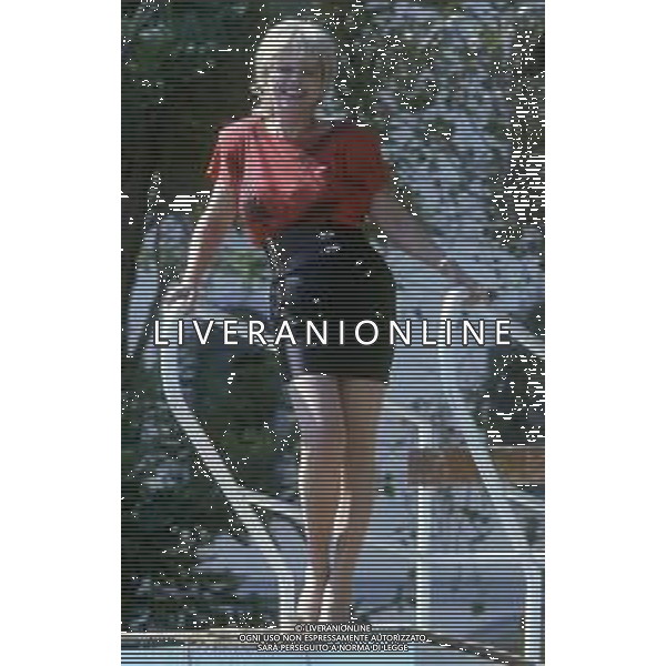 RETROSPETTIVA SANDRO MILO ATTRICE NELLA FOTO SANDRA MILO NELL\'ANNO 1990 A VENEZIA AG ALDO LIVERANI SAS  