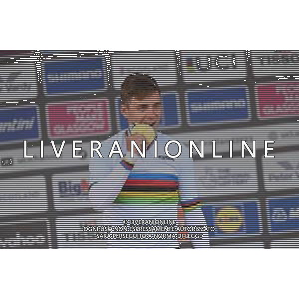 11-08-2023 World Championships Elite Cronometro; 2023, Soudal - Quickstep; Evenepoel, Remco; Stirling - Scotland; ©SIROTTI/AGENZIA ALDO LIVERANI SAS
