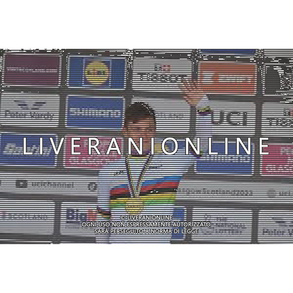 11-08-2023 World Championships Elite Cronometro; 2023, Soudal - Quickstep; Evenepoel, Remco; Stirling - Scotland; ©SIROTTI/AGENZIA ALDO LIVERANI SAS