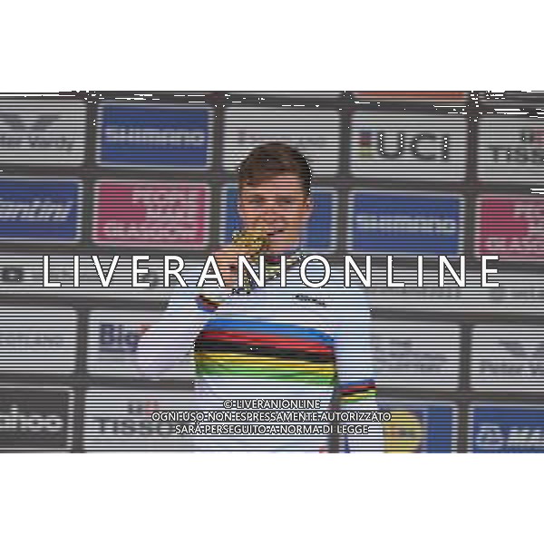 11-08-2023 World Championships Elite Cronometro; 2023, Soudal - Quickstep; Evenepoel, Remco; Stirling - Scotland; ©SIROTTI/AGENZIA ALDO LIVERANI SAS