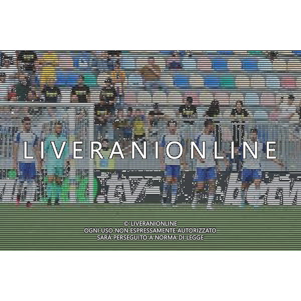 Frosinone vs Pisa Coppa Italia Frecciarossa - Primo turno - Stadio B.Stirpe - Frosinone 11-08-2023 nella foto Delusione Pisa gol subito FOTO FEDERICO GAETANO-AG ALDO LIVERANI SAS