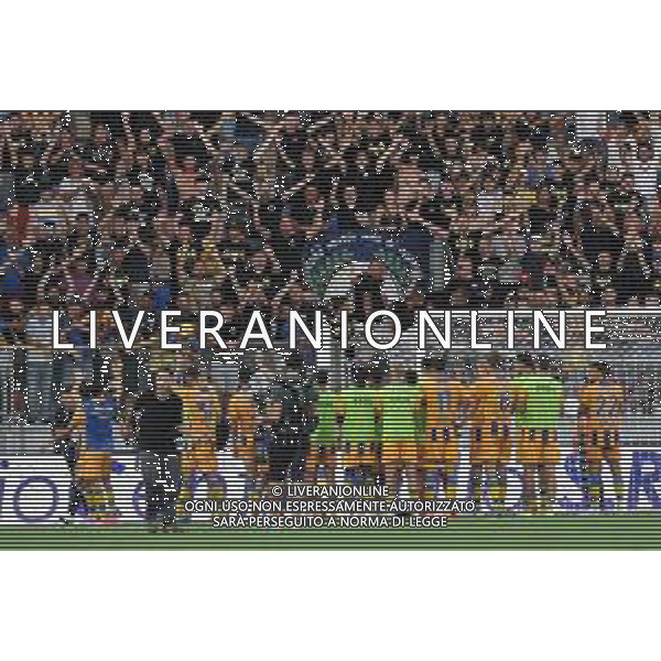 Frosinone vs Pisa Coppa Italia Frecciarossa - Primo turno - Stadio B.Stirpe - Frosinone 11-08-2023 nella foto Festa Frosinone sotto la curva FOTO FEDERICO GAETANO-AG ALDO LIVERANI SAS
