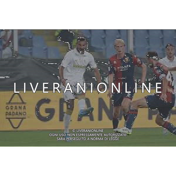 TVRG Genoa vs Modena nella foto Luca Tremolada (Modena) serve a Jacopo Manconi (Modena) la palla per il gol dell\'1 a 1 Genova 11-08-2023 Stadio Luigi Ferraris - Marassi Coppa Italia Frecciarossa - 32mi di finale foto Roberto Garavaglia/ag. Aldo Liverani sas/AGENZIA ALDO LIVERANI SAS