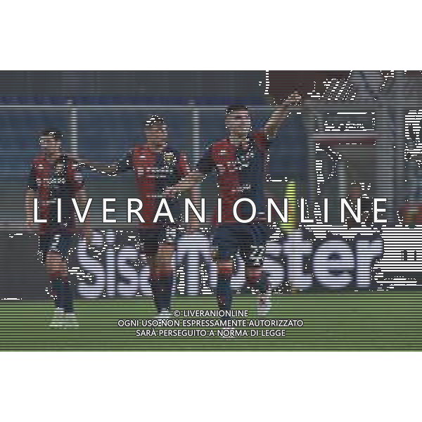 TVRG Genoa vs Modena nella foto Johan Felipe Vasquez (Genoa) esulta dopo il gol del 2 a 2 Genova 11-08-2023 Stadio Luigi Ferraris - Marassi Coppa Italia Frecciarossa - 32mi di finale foto Roberto Garavaglia/ag. Aldo Liverani sas/AGENZIA ALDO LIVERANI SAS