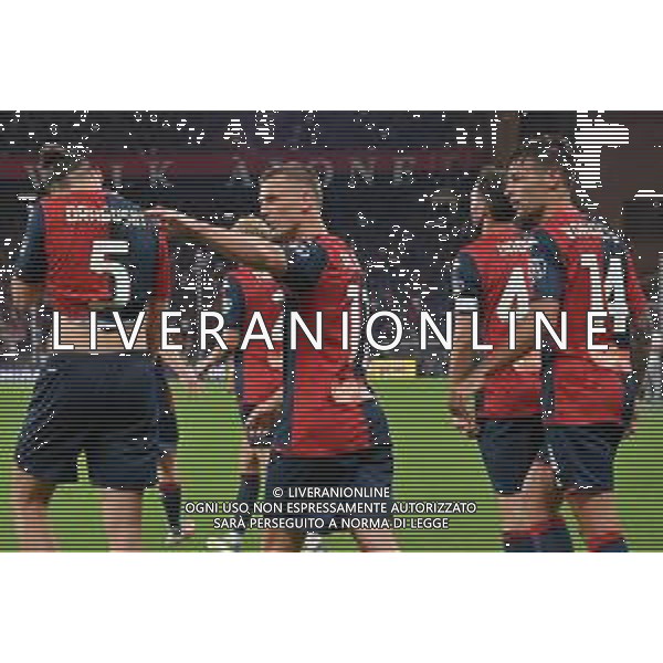 TVRG Genoa vs Modena nella foto esultanza Genoa dopo il gol del 3 a 2 Genova 11-08-2023 Stadio Luigi Ferraris - Marassi Coppa Italia Frecciarossa - 32mi di finale foto Roberto Garavaglia/ag. Aldo Liverani sas/AGENZIA ALDO LIVERANI SAS