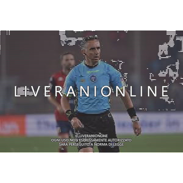 TVRG Genoa vs Modena nella foto l\'arbitro Gianluca Aureliano di Bologna Genova 11-08-2023 Stadio Luigi Ferraris - Marassi Coppa Italia Frecciarossa - 32mi di finale foto Roberto Garavaglia/ag. Aldo Liverani sas/AGENZIA ALDO LIVERANI SAS