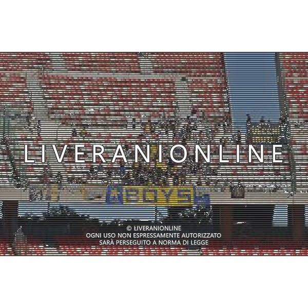 Supporters of Parma Calcio during the Coppa Italia Round of 32 match between SSC Bari and Parma Calcio at stadio San Nicola on August 12, 2023 in Bari, Italy. (Photo by Emmanuele Mastrodonato/ag. Aldo Liverani sas)
