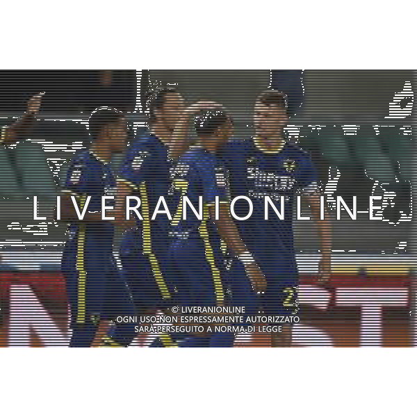 TVRG Hellas Verona vs Ascoli nella foto esultanza Hellas Verona dopo il gol dell\'1 a 0 Verona 12-08-2023 Stadio Marcantonio Bentegodi Coppa Italia Frecciarossa - 32mi di finale foto Roberto Garavaglia/ag. Aldo Liverani sas