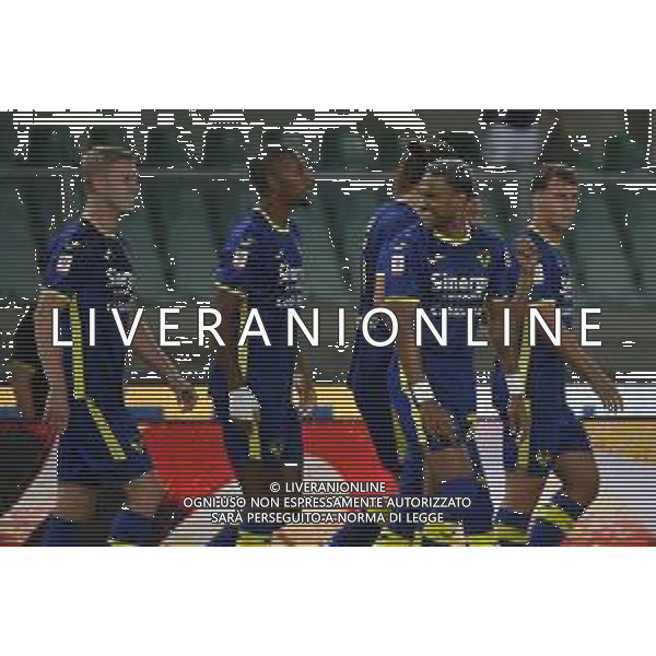 TVRG Hellas Verona vs Ascoli nella foto esultanza Hellas Verona dopo il gol dell\'1 a 0 Verona 12-08-2023 Stadio Marcantonio Bentegodi Coppa Italia Frecciarossa - 32mi di finale foto Roberto Garavaglia/ag. Aldo Liverani sas