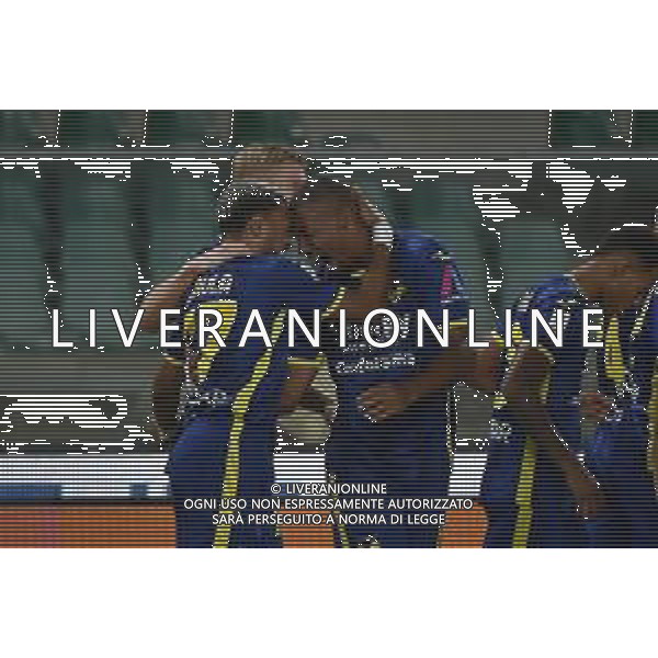 TVRG Hellas Verona vs Ascoli nella foto esultanza Hellas Verona dopo il gol dell\'1 a 0 Verona 12-08-2023 Stadio Marcantonio Bentegodi Coppa Italia Frecciarossa - 32mi di finale foto Roberto Garavaglia/ag. Aldo Liverani sas