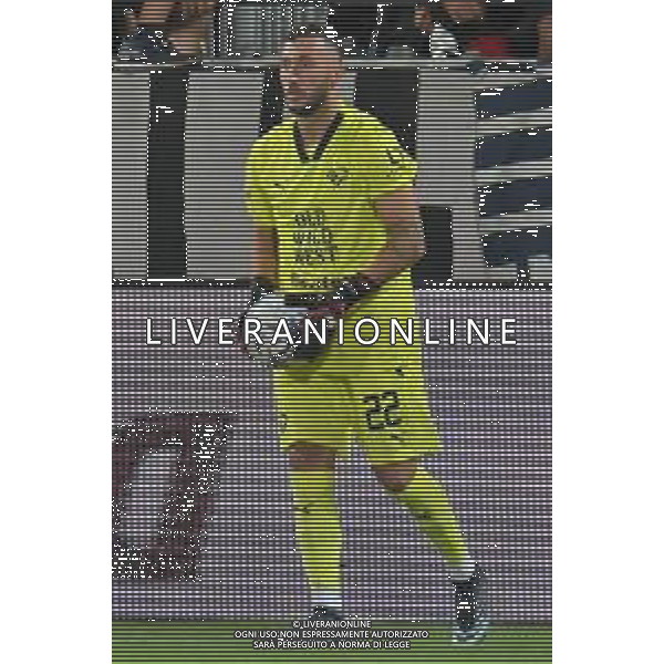 12-8-2023. Cagliari calcio-Palermo calcio. Trentaduesimi Coppa Italia Freccia Rossa 2023/2024, Stadio Unipol Domus Cagliari. Foto Salvatore Moi/Agenzia Aldo Liverani s.a.s. Nella foto: Mirko Pigliacelli Palermo ©MOI SALVATORE / AGENZIA ALDO LIVERANI SAS  