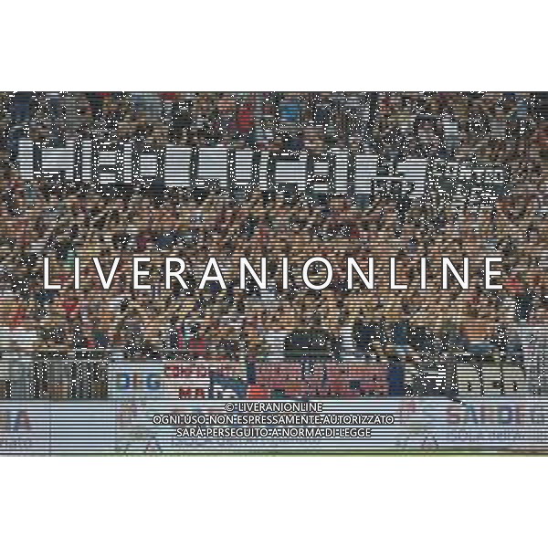 12-8-2023. Cagliari calcio-Palermo calcio. Trentaduesimi Coppa Italia Freccia Rossa 2023/2024, Stadio Unipol Domus Cagliari. Foto Salvatore Moi/Agenzia Aldo Liverani s.a.s. Nella foto: Sconvolts, tifosi del Cagliari in casa, nella curva nord dello stadio Unipol Domus di Cagliari - striscione ©MOI SALVATORE / AGENZIA ALDO LIVERANI SAS  