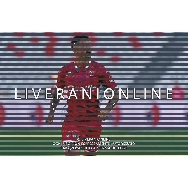 Nicola Bellomo (SSC Bari) during the Coppa Italia Round of 32 match between SSC Bari and Parma Calcio at stadio San Nicola on August 12, 2023 in Bari, Italy. (Photo by Emmanuele Mastrodonato/ag. Aldo Liverani sas)