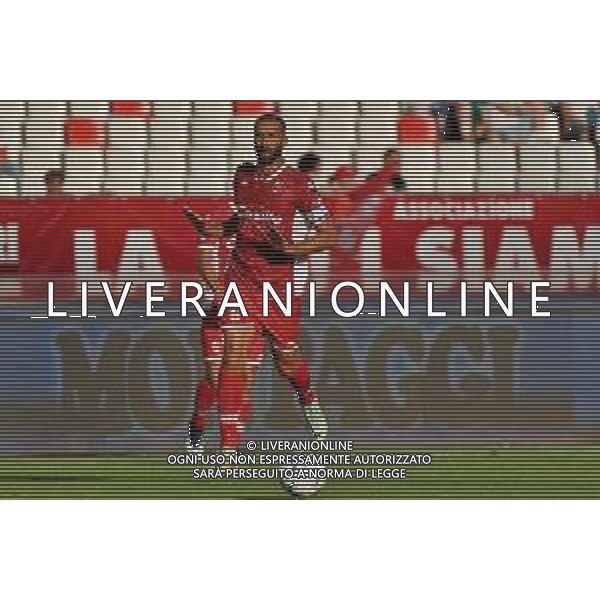 Valerio Di Cesare (SSC Bari) during the Coppa Italia Round of 32 match between SSC Bari and Parma Calcio at stadio San Nicola on August 12, 2023 in Bari, Italy. (Photo by Emmanuele Mastrodonato/ag. Aldo Liverani sas)