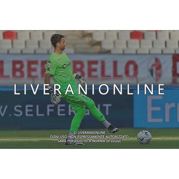 Pierluigi Frattali (SSC Bari) during the Coppa Italia Round of 32 match between SSC Bari and Parma Calcio at stadio San Nicola on August 12, 2023 in Bari, Italy. (Photo by Emmanuele Mastrodonato/ag. Aldo Liverani sas)