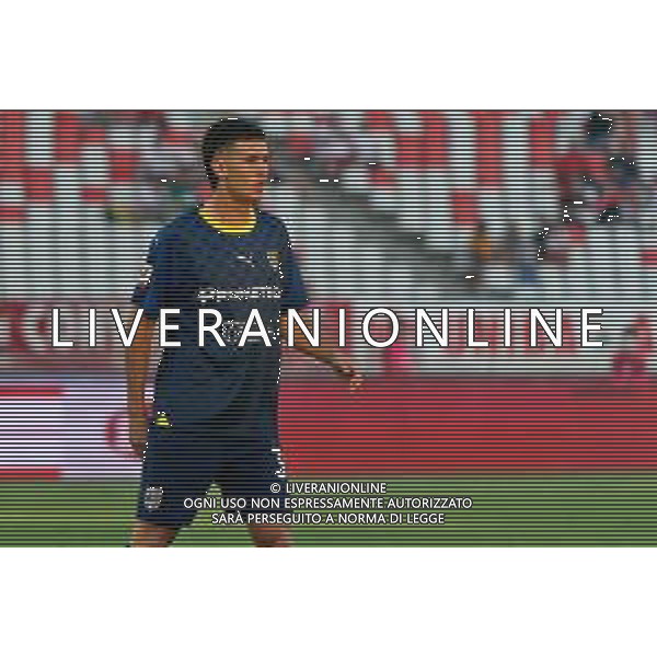 Alessandro Circati (Parma Calcio) during the Coppa Italia Round of 32 match between SSC Bari and Parma Calcio at stadio San Nicola on August 12, 2023 in Bari, Italy. (Photo by Emmanuele Mastrodonato/ag. Aldo Liverani sas)