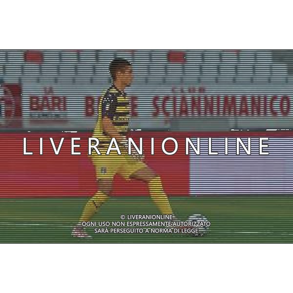 Edoardo Corvi (Parma Calcio) during the Coppa Italia Round of 32 match between SSC Bari and Parma Calcio at stadio San Nicola on August 12, 2023 in Bari, Italy. (Photo by Emmanuele Mastrodonato/ag. Aldo Liverani sas)