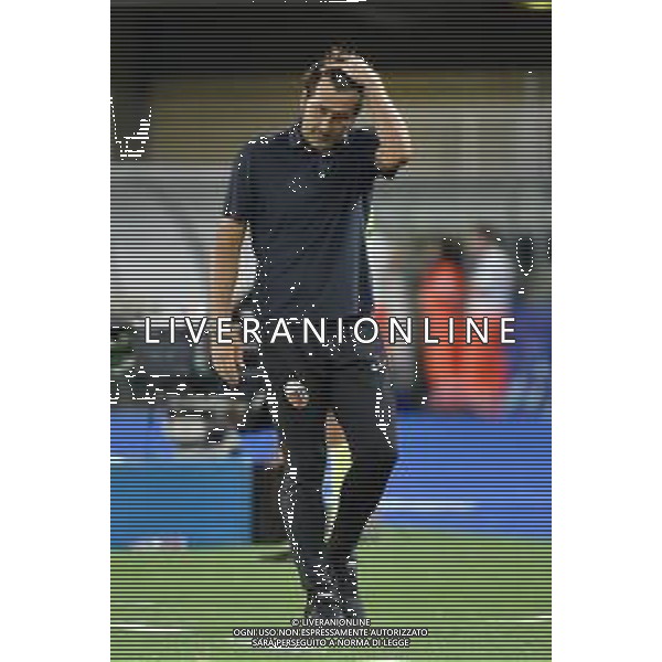 TVRG Hellas Verona vs Ascoli nella foto William Viali allenatore Ascoli Verona 12-08-2023 Stadio Marcantonio Bentegodi Coppa Italia Frecciarossa - 32mi di finale foto Roberto Garavaglia/ag. Aldo Liverani sas