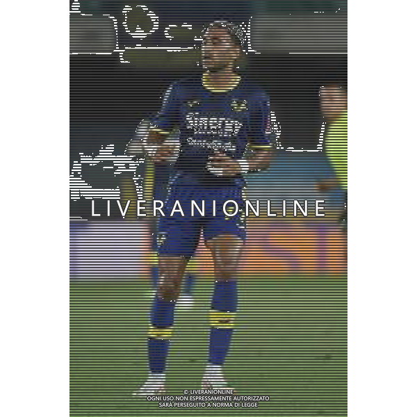 TVRG Hellas Verona vs Ascoli nella foto Jordi Mboula (Hellas Verona) Verona 12-08-2023 Stadio Marcantonio Bentegodi Coppa Italia Frecciarossa - 32mi di finale foto Roberto Garavaglia/ag. Aldo Liverani sas