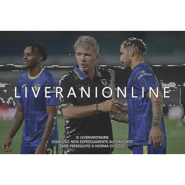 TVRG Hellas Verona vs Ascoli nella foto Marco Baroni allenatore Hellas Verona Verona 12-08-2023 Stadio Marcantonio Bentegodi Coppa Italia Frecciarossa - 32mi di finale foto Roberto Garavaglia/ag. Aldo Liverani sas