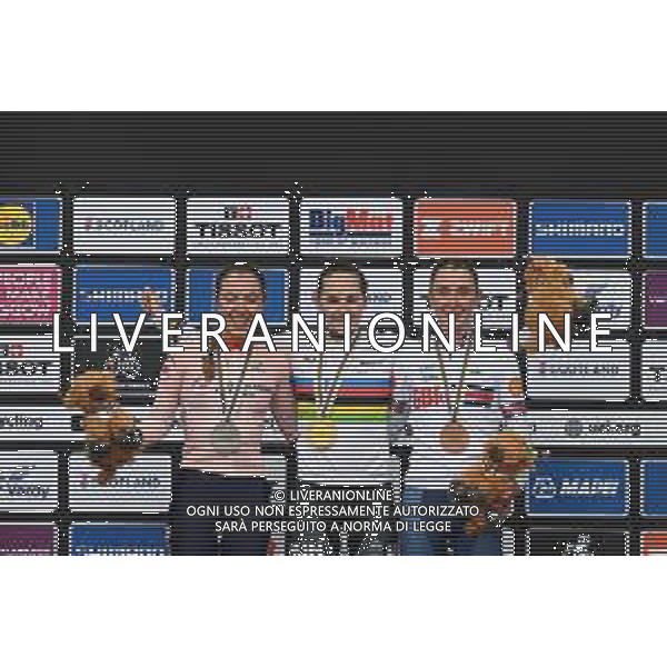 13-08-2023 World Championships U23 Women; 2023, Ungheria; 2023, Olanda; 2023, Great Britain; Vas, Kata Blanka; Van Anrooij, Shirin; Shackley, Anna; Glasgow; ©SIROTTI / AGENZIA ALDO LIVERANI SAS  