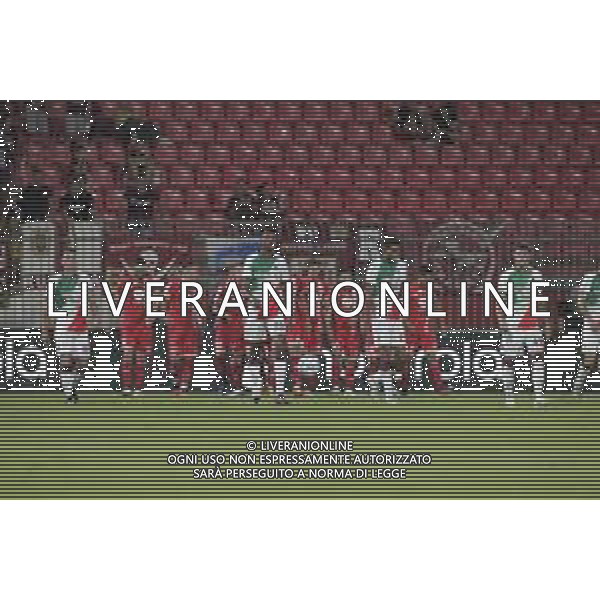 esultanza monza e delusione reggiana - MONZA vs REGGIANA Coppa Italia Frecciarossa 13 Agosto 2023 ©PAOLO GIAMPIETRI / AGENZIA ALDO LIVERANI SAS  