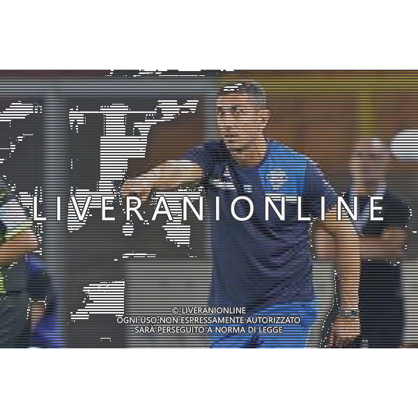 Moreno Longo (Como 1907) during the Coppa Italia Round of 32 match between US Lecce and Como 1907 at stadio Via Del Mare on August 13, 2023 in Lecce, Italy. (Photo by Emmanuele Mastrodonato/ag. Aldo Liverani sas) ©Emmanuele Mastrodonato / AGENZIA ALDO LIVERANI SAS  
