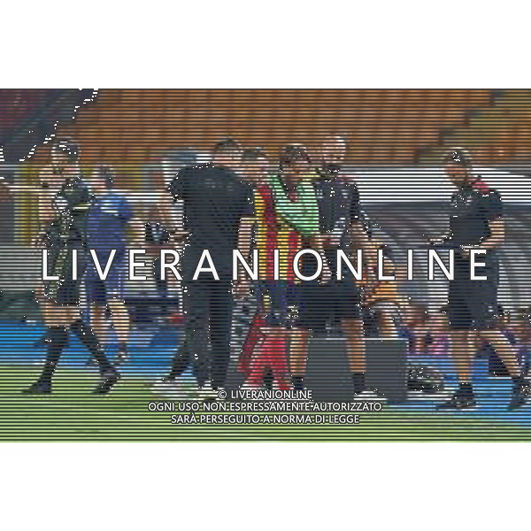 Antonino Gallo (US Lecce) during the Coppa Italia Round of 32 match between US Lecce and Como 1907 at stadio Via Del Mare on August 13, 2023 in Lecce, Italy. (Photo by Emmanuele Mastrodonato/ag. Aldo Liverani sas) ©Emmanuele Mastrodonato / AGENZIA ALDO LIVERANI SAS  