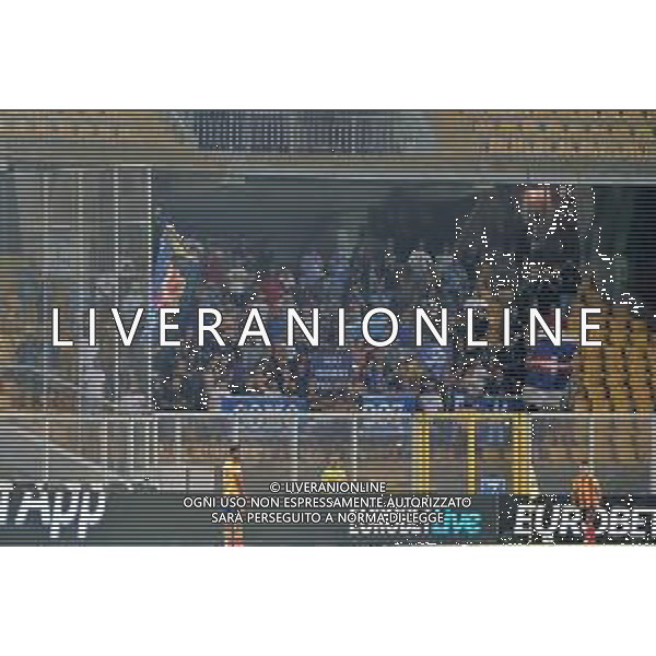 Supporters of Como 1907 during the Coppa Italia Round of 32 match between US Lecce and Como 1907 at stadio Via Del Mare on August 13, 2023 in Lecce, Italy. (Photo by Emmanuele Mastrodonato/ag. Aldo Liverani sas) ©Emmanuele Mastrodonato / AGENZIA ALDO LIVERANI SAS  