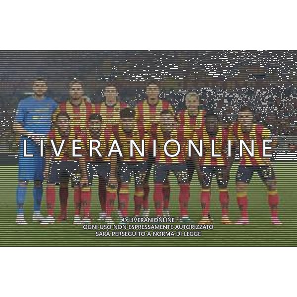 formazione - US Lecce team line up during the Coppa Italia Round of 32 match between US Lecce and Como 1907 at stadio Via Del Mare on August 13, 2023 in Lecce, Italy. (Photo by Emmanuele Mastrodonato/ag. Aldo Liverani sas) ©Emmanuele Mastrodonato/ AGENZIA ALDO LIVERANI SAS  