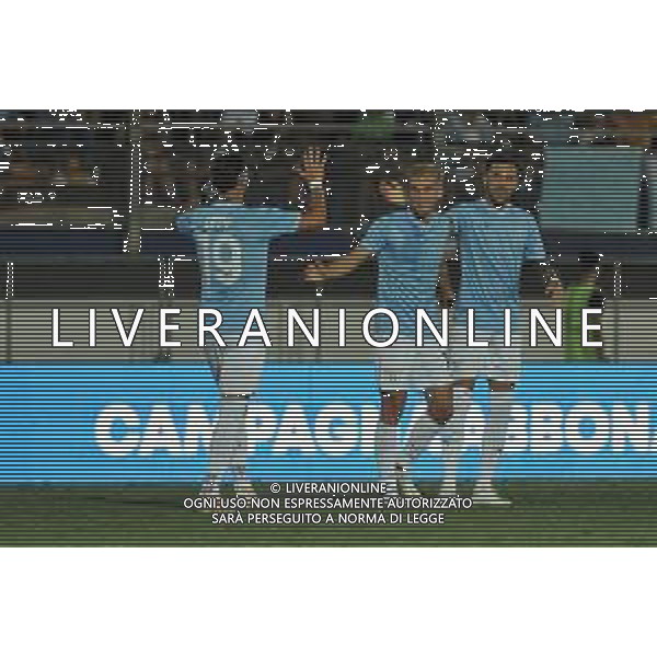 Latina vs Lazio - Amichevole - Stadio D.Francioni - Latina 13-08-2023 nella foto Esultanza Lazio ©Federico Gaetano / AGENZIA ALDO LIVERANI SAS  