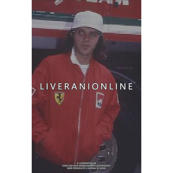 RETROSPETTIVA LORIS CAPIROSSI PILOTA MOTO NELLA FOTO LORIS CAPIROSSI NELL\'ANNO 1991 AGENZIA CONTROLUCE-AG ALDO LIVERANI SAS 