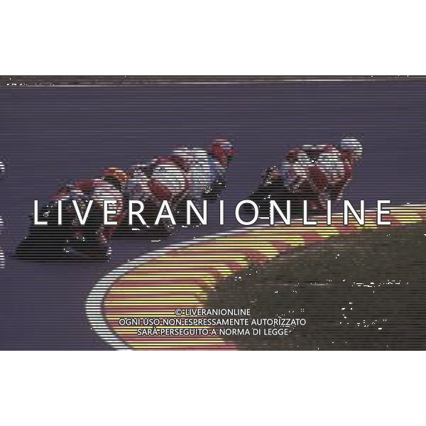 RETROSPETTIVA LORIS CAPIROSSI PILOTA MOTO NELLA FOTO LORIS CAPIROSSI NELL\'ANNO 1991 AGENZIA CONTROLUCE-AG ALDO LIVERANI SAS 