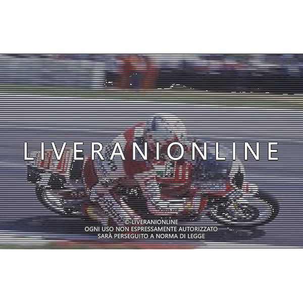 RETROSPETTIVA LORIS CAPIROSSI PILOTA MOTO NELLA FOTO LORIS CAPIROSSI NELL\'ANNO 1991 AGENZIA CONTROLUCE-AG ALDO LIVERANI SAS 