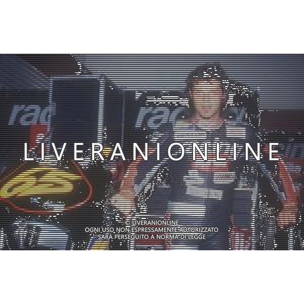 RETROSPETTIVA LORIS CAPIROSSI PILOTA MOTO NELLA FOTO LORIS CAPIROSSI NELL\'ANNO 1997 AG CONTROLUCE-AG ALDO LIVERANI SAS  