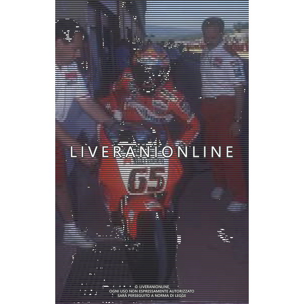 RETROSPETTIVA LORIS CAPIROSSI PILOTA MOTO NELLA FOTO LORIS CAPIROSSI NELL\'ANNO 1996 AG CONTROLUCE-AG ALDO LIVERANI SAS 